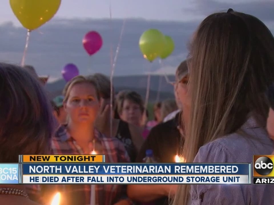 Vigil held for Phoenix veterinarian who died after falling into underground grain storage