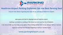 Heathrow Airport Parking Explained Get the Best Parking Deal