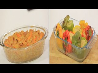 فلفل محشي كينوا - طاجن بطاطس بصوص الجبن| طبخة ونص الحلقة كاملة