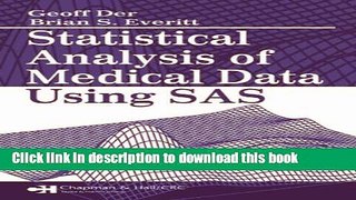 [Popular Books] Statistical Analysis of Medical Data Using SAS Full Online