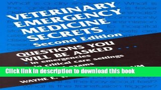 [PDF] Veterinary Emergency Medicine Secrets, 2e Download Online