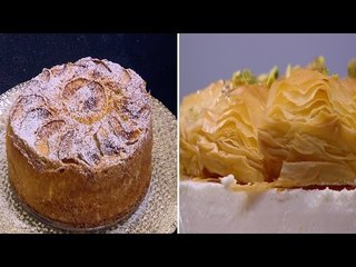 تشيز كيك البقلاوة - كيك التفاح بالكاسترد | زعفران وفانيلا حلقة كاملة