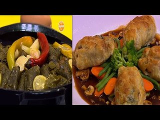 دجاج بعجينة الميلفيه - شوربة مشروم - محشي ورق عنب | الشيف حلقة كاملة