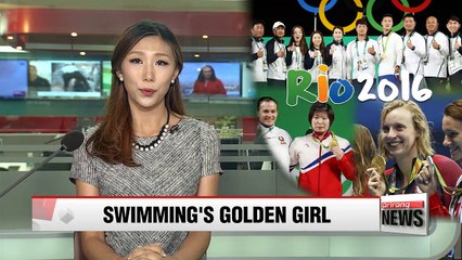 Rio 2016: America's Katie Ledecky wins fourth gold in 800m freestyle