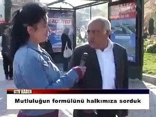 Mutluluğun formülünü vermek isteyen dayı