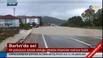 Sağanak yağmur, Düzce, Zonguldak, Bartın Amasra’da sele yol açtı