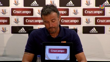 Luis Enrique: “Llegamos en buena condición y en circunstancias óptimas para esta final”