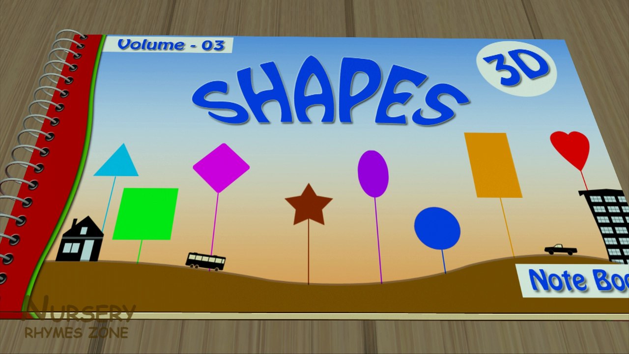 Learn shapes in English for kids | Shapes book for children | Basic shapes with examples