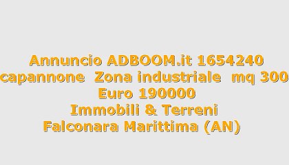 Download Video: capannone  Zona industriale  mq 300...