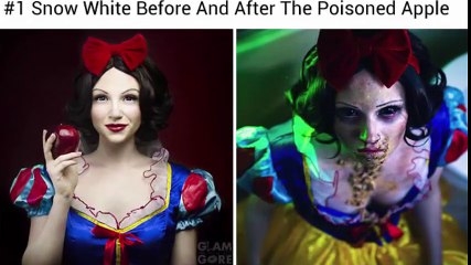 Makeup Artist Shows The Horrifying Fate Of Disney Princesses And Pop Icons