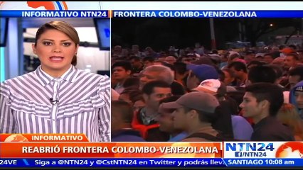 Venezolanos hicieron filas desde la madrugada para cruzar la frontera hacia Colombia