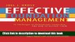 [Download] Effective Foundation Management: 14 Challenges of Philanthropic Leadership--And How to