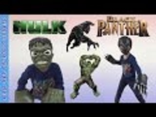 MARVEL Super Heroes BLACK PANTHER Warrior Pack and HULK Showdown | Liam and Taylor's Corner