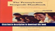 [Download] The Pennsylvania Nonprofit Handbook: Everything You Need to Know to Start and Run Your