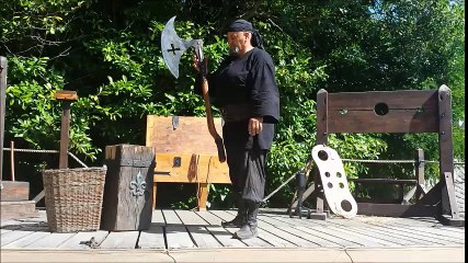Samson le bourreau des fêtes médiévales de Parcé sur Sarthe