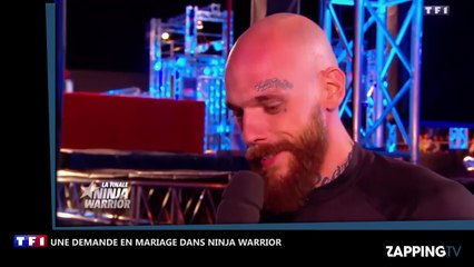 Ninja Warrior - La finale : Un candidat demande sa femme en mariage avant de s’élancer (Vidéo)