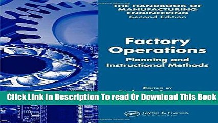 [Download] Factory Operations: Planning and Instructional Methods Paperback Online
