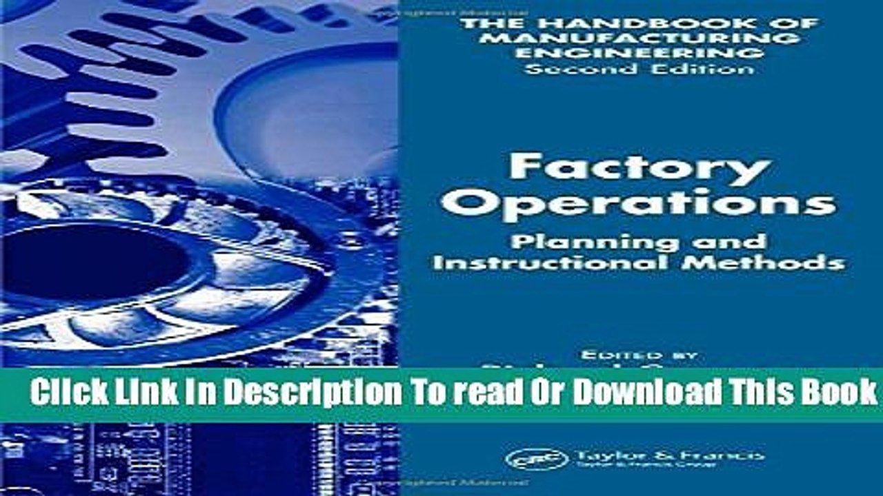 [Download] Factory Operations: Planning and Instructional Methods Paperback Online