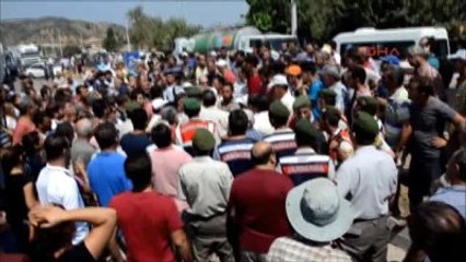 Milas'ta Ölümlü Kazaları Protesto Eden Halk Bodrum Yolunu 3 Saat Ulaşıma Kapadı