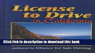 [Popular Books] License to Drive in California Free Online
