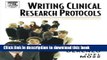 [Popular Books] Writing Clinical Research Protocols: Ethical Considerations Free Online