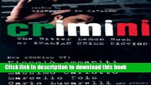 [PDF] Crimini: The Bitter Lemon Book of Italian Crime Fiction Full Online