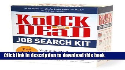 [Download] Knock  em Dead Job Search Kit: Your Ultimate Resource for Landing the Perfect Job