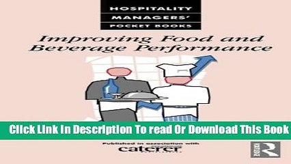 [Download] Improving Food and Beverage Performance Paperback Online