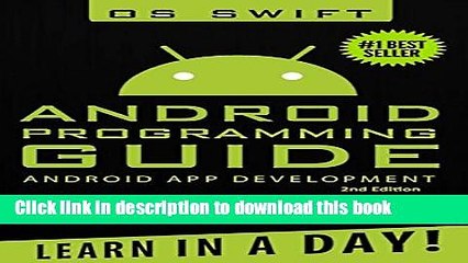 [Download] Android: App Development   Programming Guide: Learn In A Day! Hardcover Online