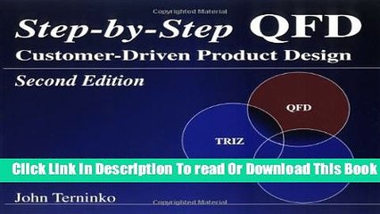 [Download] Step-by-Step QFD: Customer-Driven Product Design, Second Edition Paperback Online