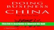 [Download] Doing Business in China: The Sun Tzu Way Kindle Free