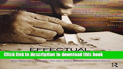 [Download] Effectual Entrepreneurship Kindle Free