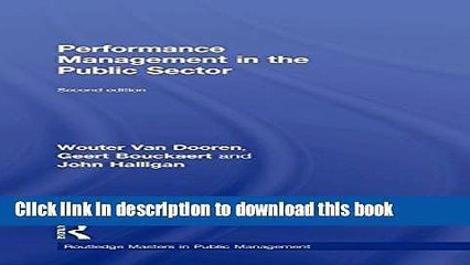 [Download] Performance Management in the Public Sector Paperback Free