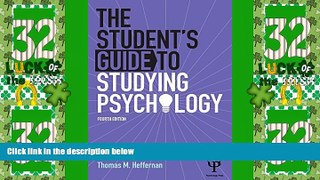 Big Deals  The Student s Guide to Studying Psychology  Free Full Read Best Seller