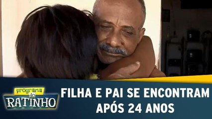 Filha e pai se encontram após 24 anos