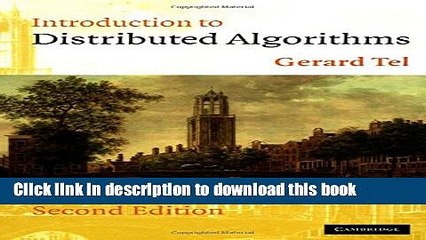 [Download] Introduction to Distributed Algorithms Kindle Free