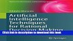 [Download] Artificial Intelligence Techniques for Rational Decision Making Hardcover Online
