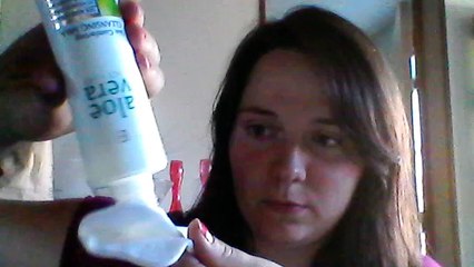 utilisation lait et eau nettoyante aloe vera