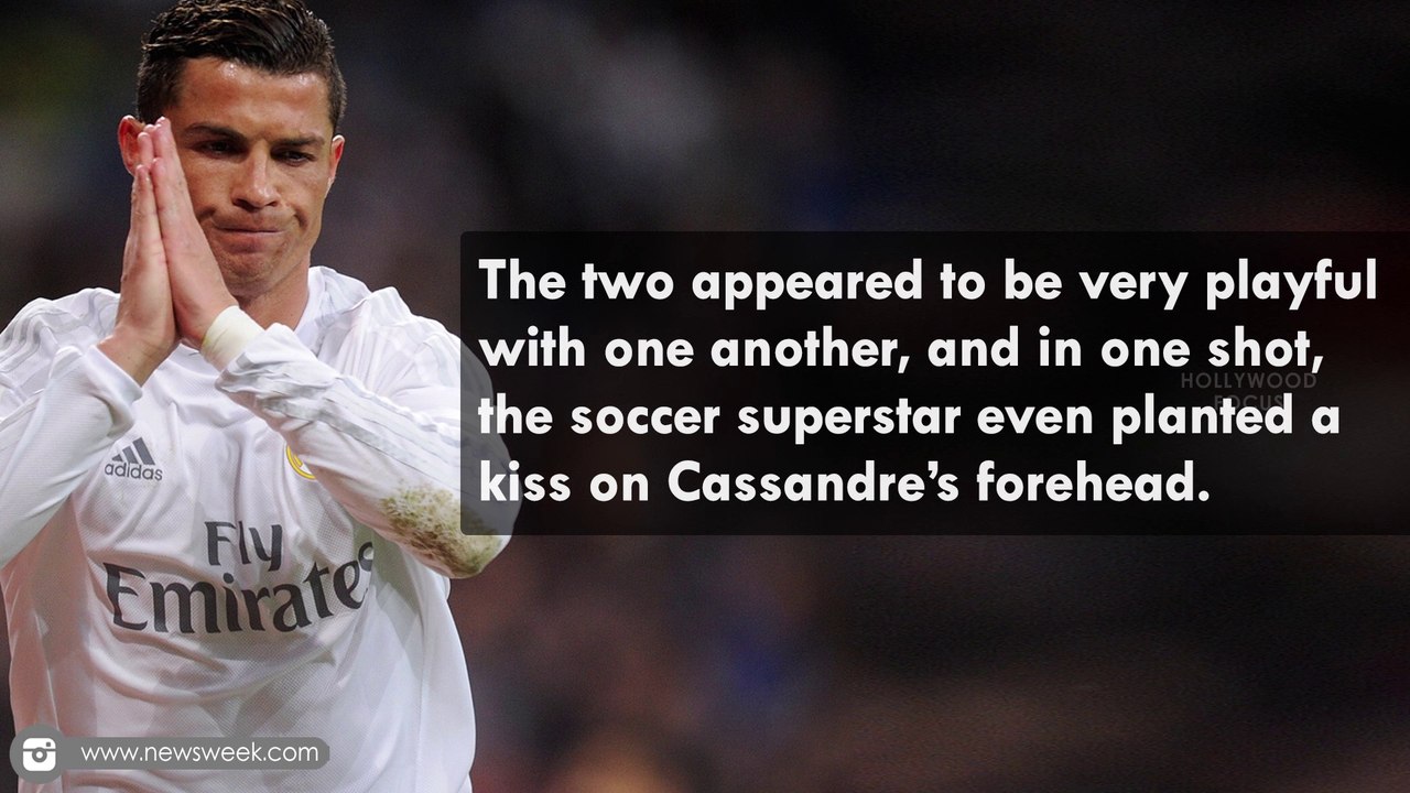 Cristiano Ronaldo Cozies Up and Kisses Hot Mystery Chick in Miami