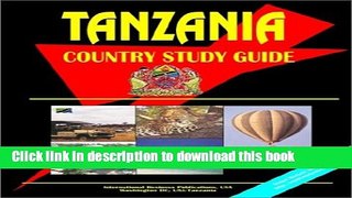 [Download] Tanzania Country Study Guide Hardcover Free