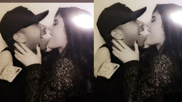 Kylie Jenner and Tyga's Tongue Kiss At Her 19th Birthday Party