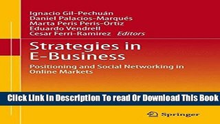 [Download] Strategies in E-Business: Positioning and Social Networking in Online Markets Kindle