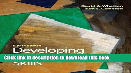 [Download] Developing Management Skills with Assessment Site Access Card (8th Edition) Paperback