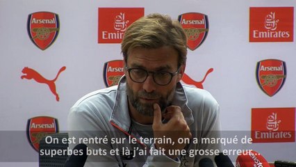 Liverpool - Klopp : ''J'ai célébré trop vite''