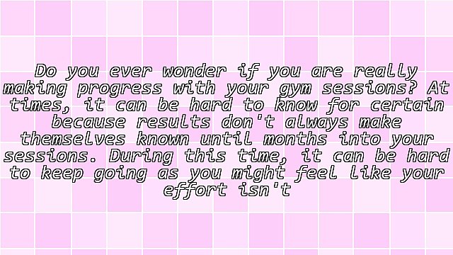 Exercises and Workouts - Four Signs Your Workout Program Is Working