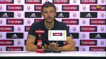 Luis Enrique: “It’s a good result but it’s not over”