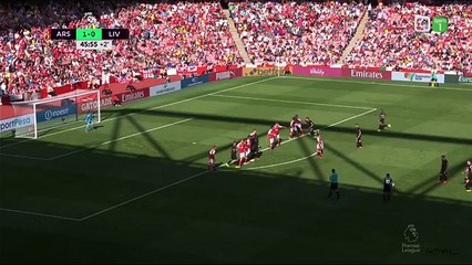 Le coup franc somptueux de Coutinho