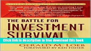 [Download] The Battle for Investment Survival Publisher: Wiley Kindle Free