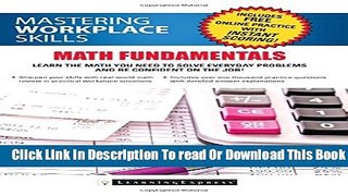 [Download] Mastering Workplace Skills: Math Fundamentals Hardcover Free