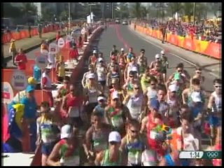 Actuación de Ecuador en los 20 km marcha en Río 2016